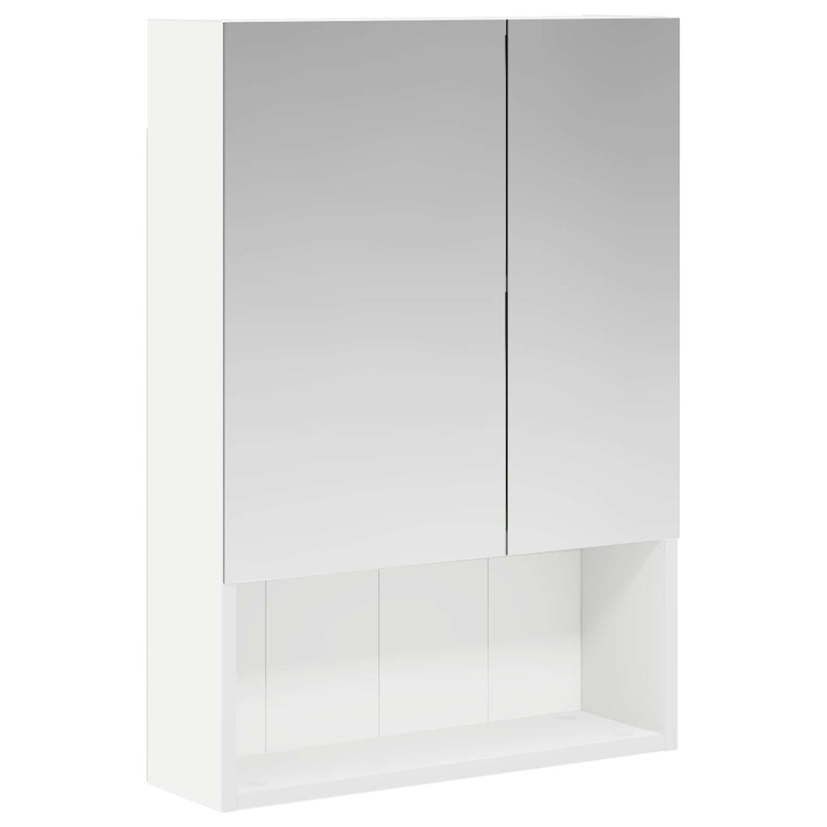 Armario Con Espejo De Baño Con Estante 50 X 14,5 X 70 Cm