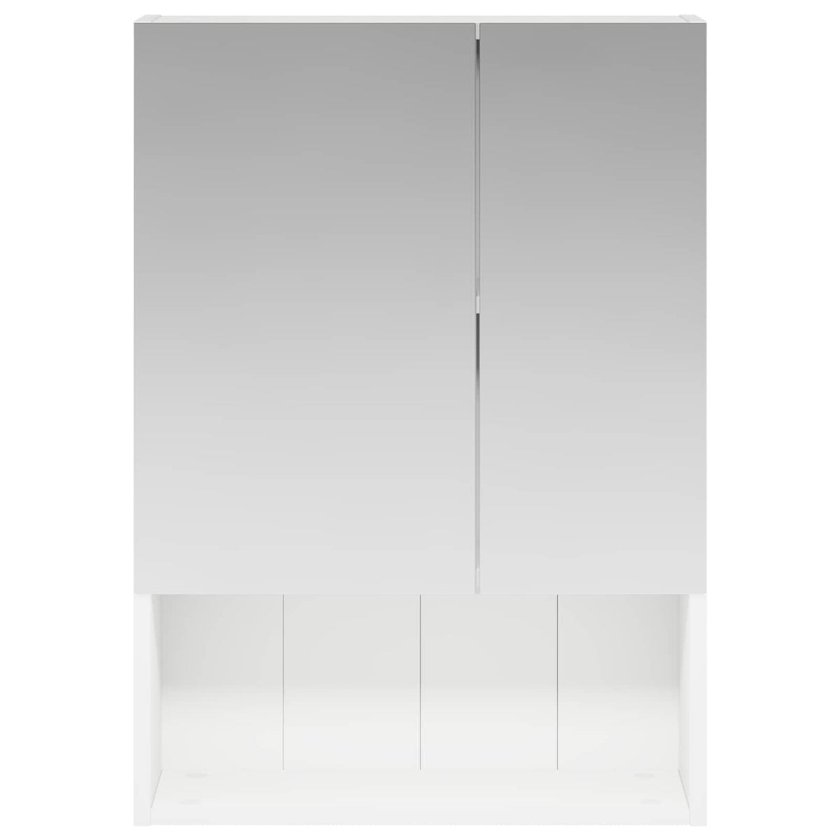 Armario Con Espejo De Baño Con Estante 50 X 14,5 X 70 Cm