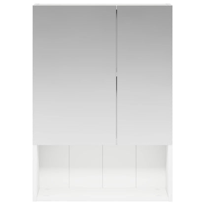 Armario Con Espejo De Baño Con Estante 50 X 14,5 X 70 Cm