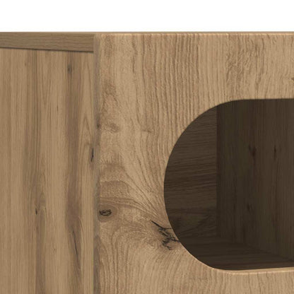 Mueble De Tv Roble Artesanal 100 X 35 X 40 Cm