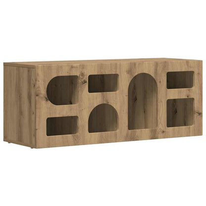 Mueble De Tv Roble Artesanal 100 X 35 X 40 Cm