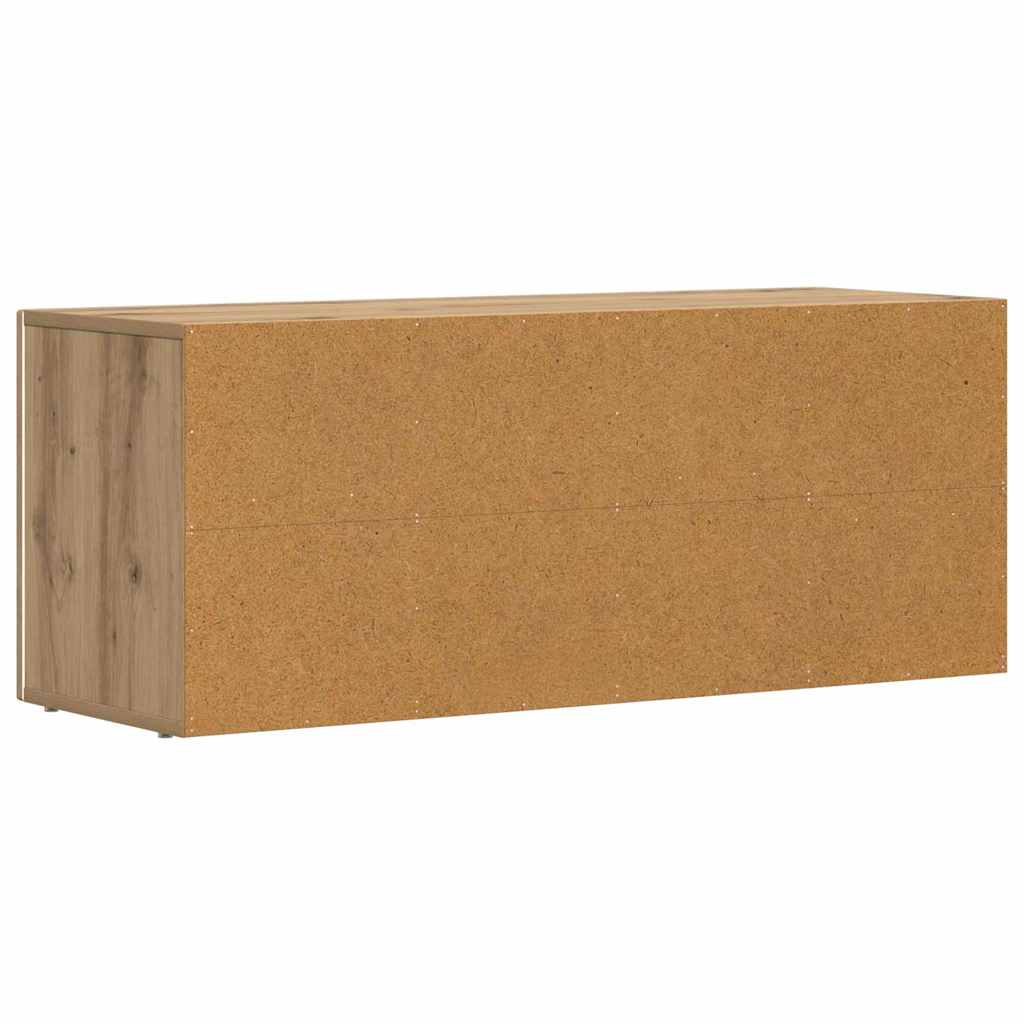 Mueble De Tv Roble Artesanal 100 X 35 X 40 Cm