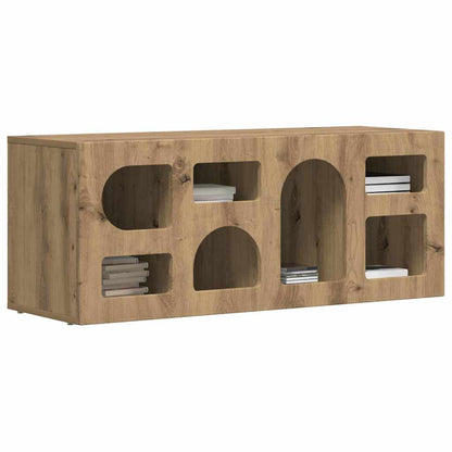 Mueble De Tv Roble Artesanal 100 X 35 X 40 Cm