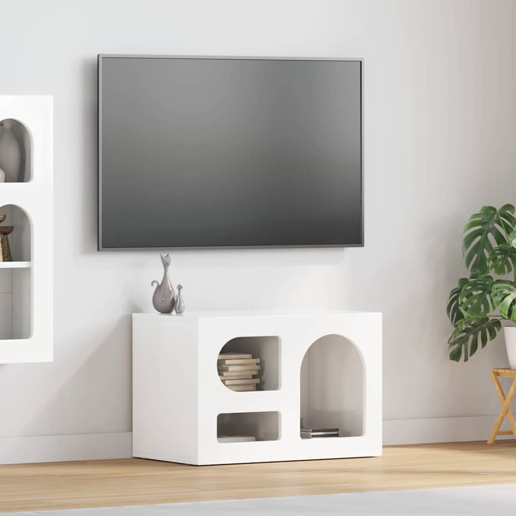 Mueble De Tv Roble Artesanal 60 X 35 X 40 Cm