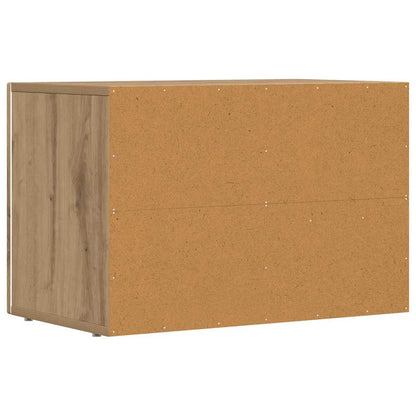 Mueble De Tv Roble Artesanal 60 X 35 X 40 Cm