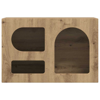Mueble De Tv Roble Artesanal 60 X 35 X 40 Cm