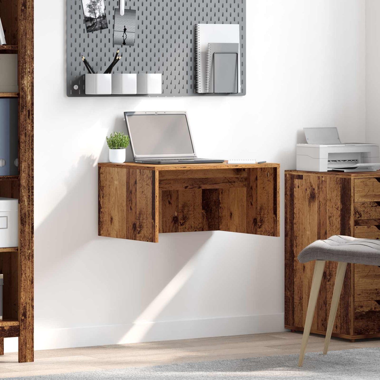Escritorio Montado En La Pared