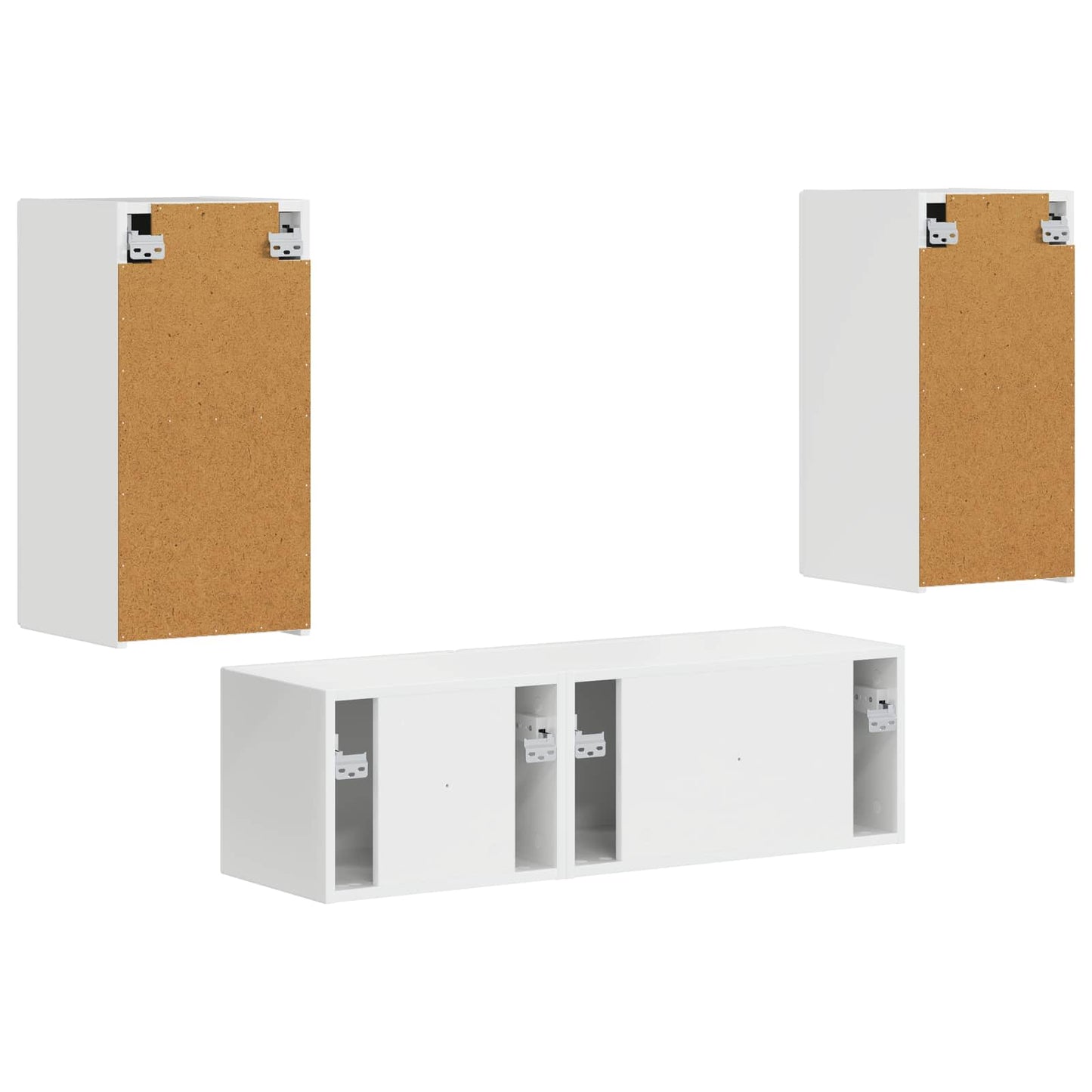 Conjunto De Mueble Para Tv De Pared 4 Pcs