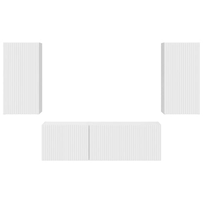 Conjunto De Mueble Para Tv De Pared 4 Pcs