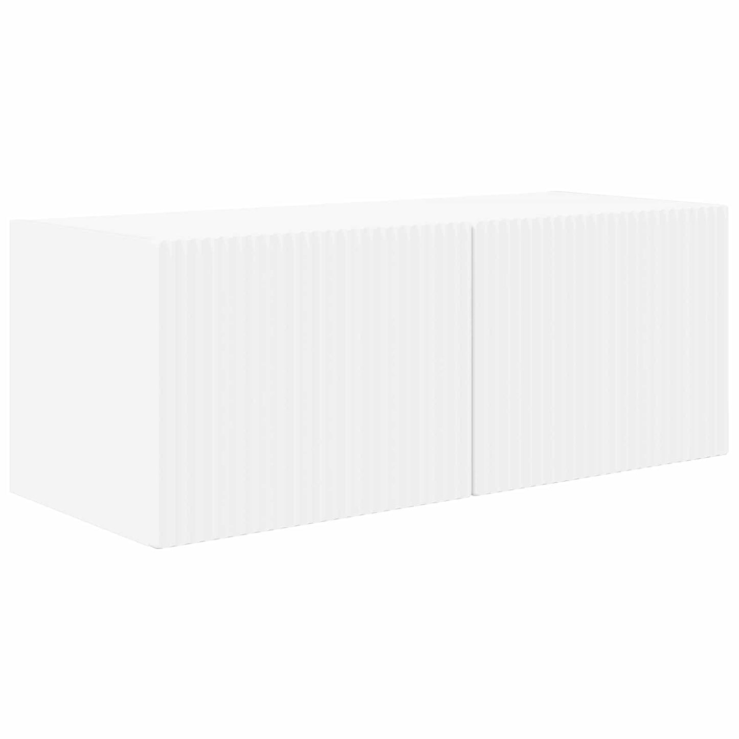 Conjunto De Mueble Para Tv De Pared 4 Pcs Madera De Ingeniería
