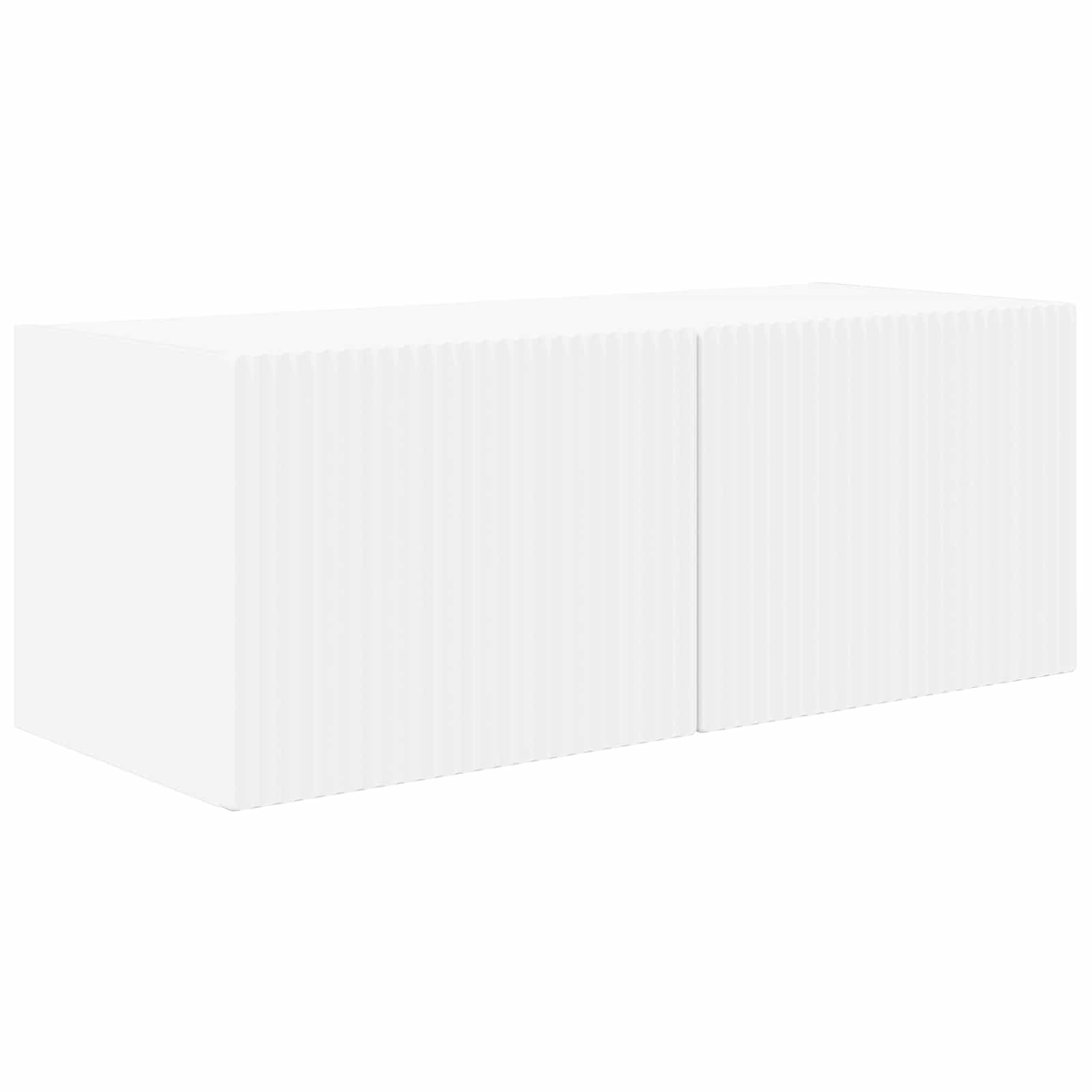 Conjunto De Mueble Para Tv De Pared 4 Pcs Madera De Ingeniería