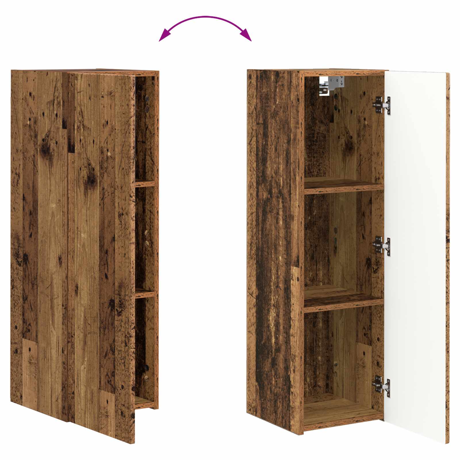 Conjunto De Mueble Para Tv De Pared 4 Pcs 29,5 X 31 X 100 Cm