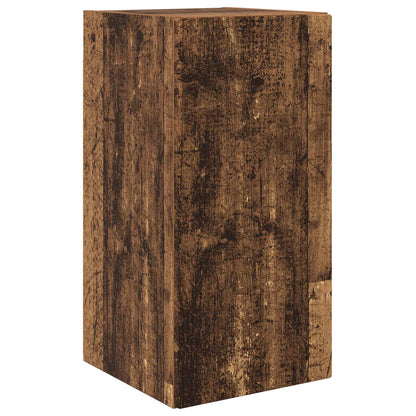Conjunto De Mueble Para Tv De Pared 4 Pcs Madera Vieja
