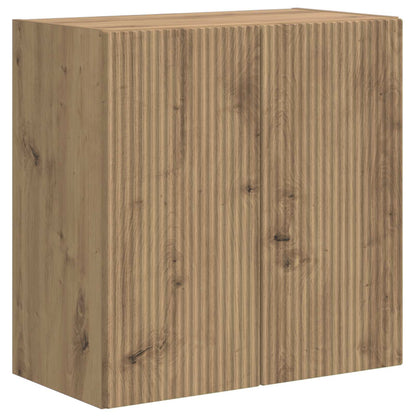 Conjunto De Mueble Para Tv De Pared 6 Pcs Roble Artesanal
