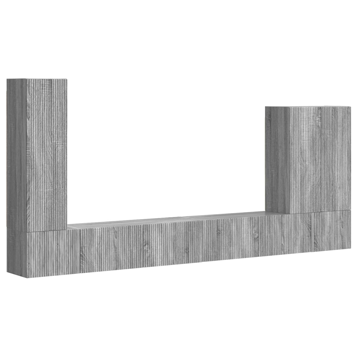 Conjunto De Mueble Para Tv De Pared 6 Pcs