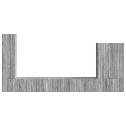 Conjunto De Mueble Para Tv De Pared 6 Pcs