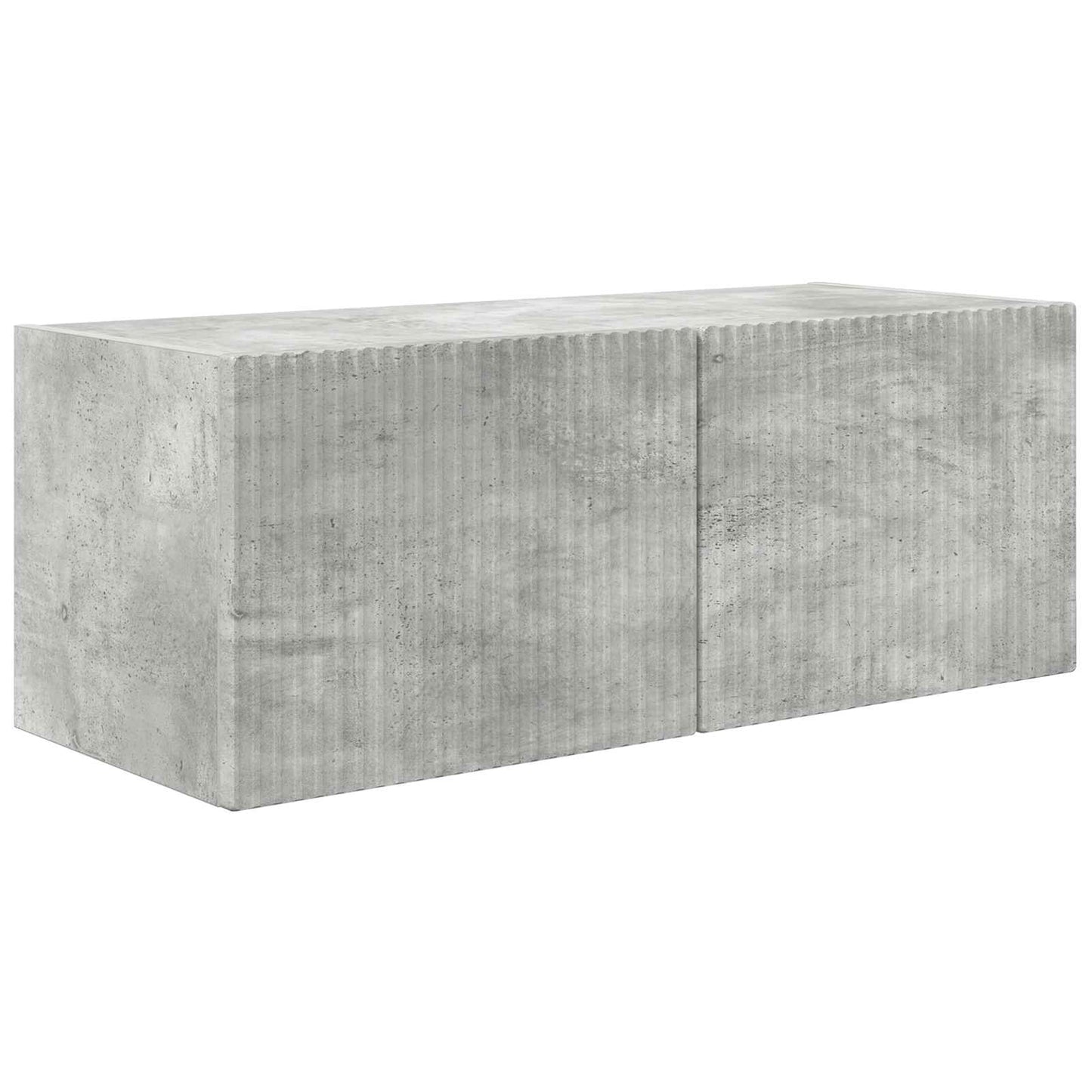 Conjunto De Mueble De Tv 2 Pcs Gris Concreto
