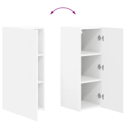Conjunto De Mueble De Tv 2 Pcs Madera De Ingeniería