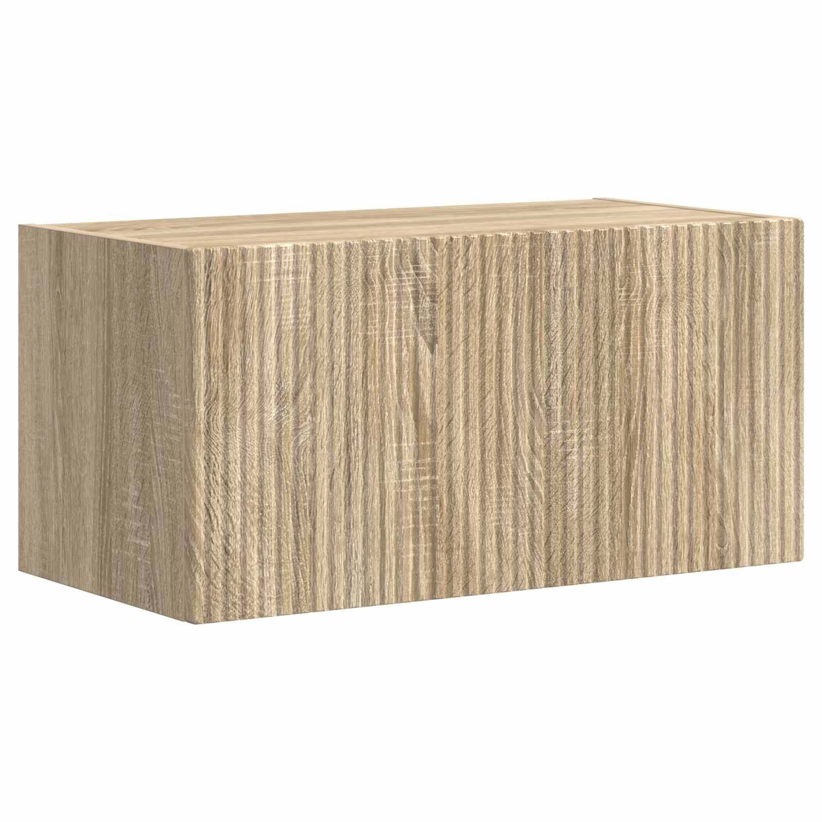 Conjunto De Mueble De Tv Montaje En La Pared 2 Pcs Roble Sonoma