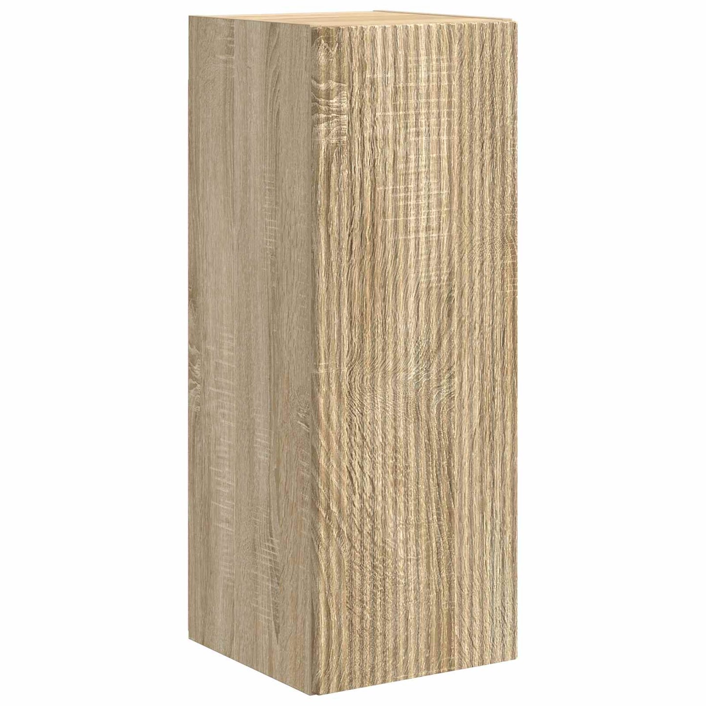 Conjunto De Mueble De Tv Montaje En La Pared 2 Pcs Roble Sonoma