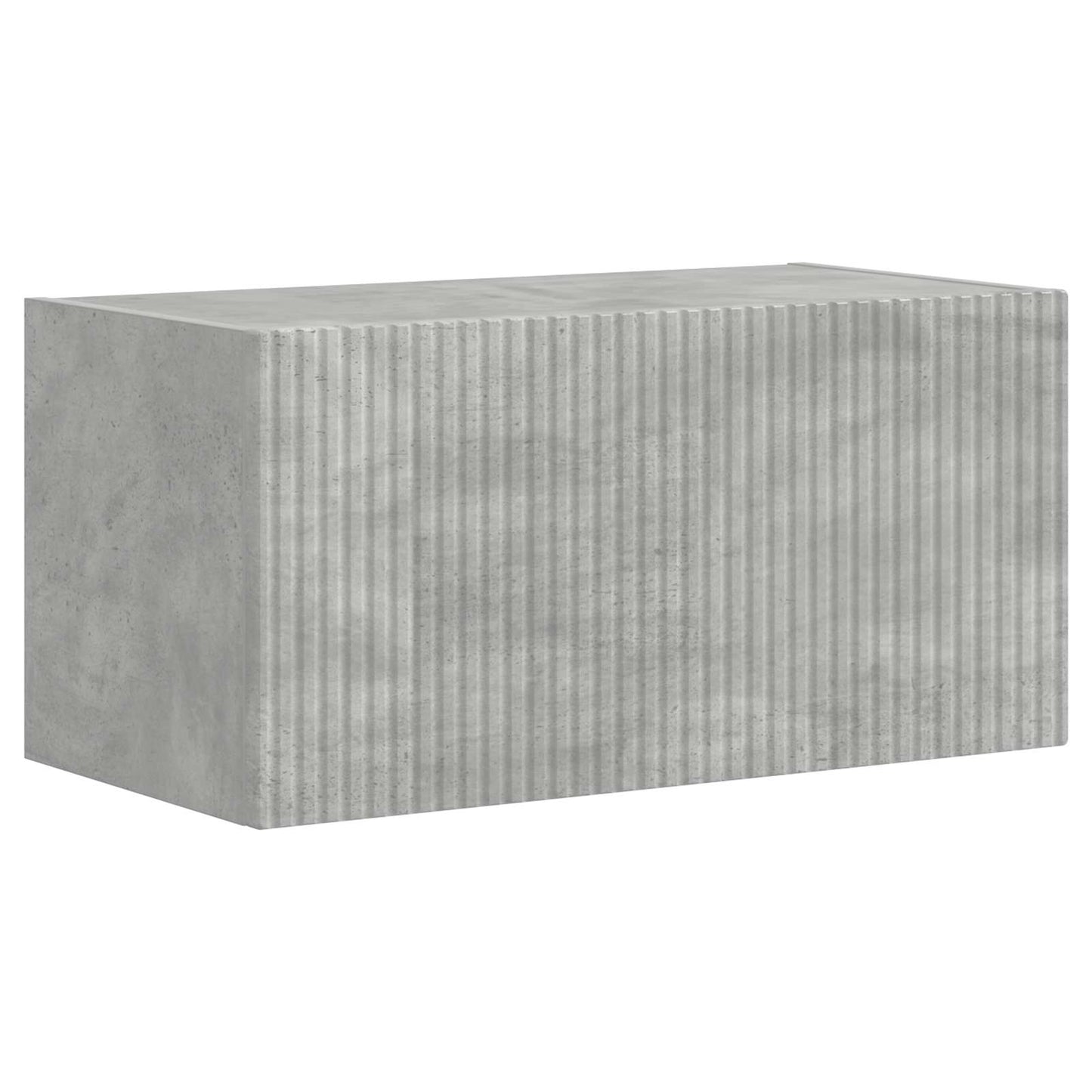 Conjunto De Mueble De Tv 2 Pcs Gris Concreto