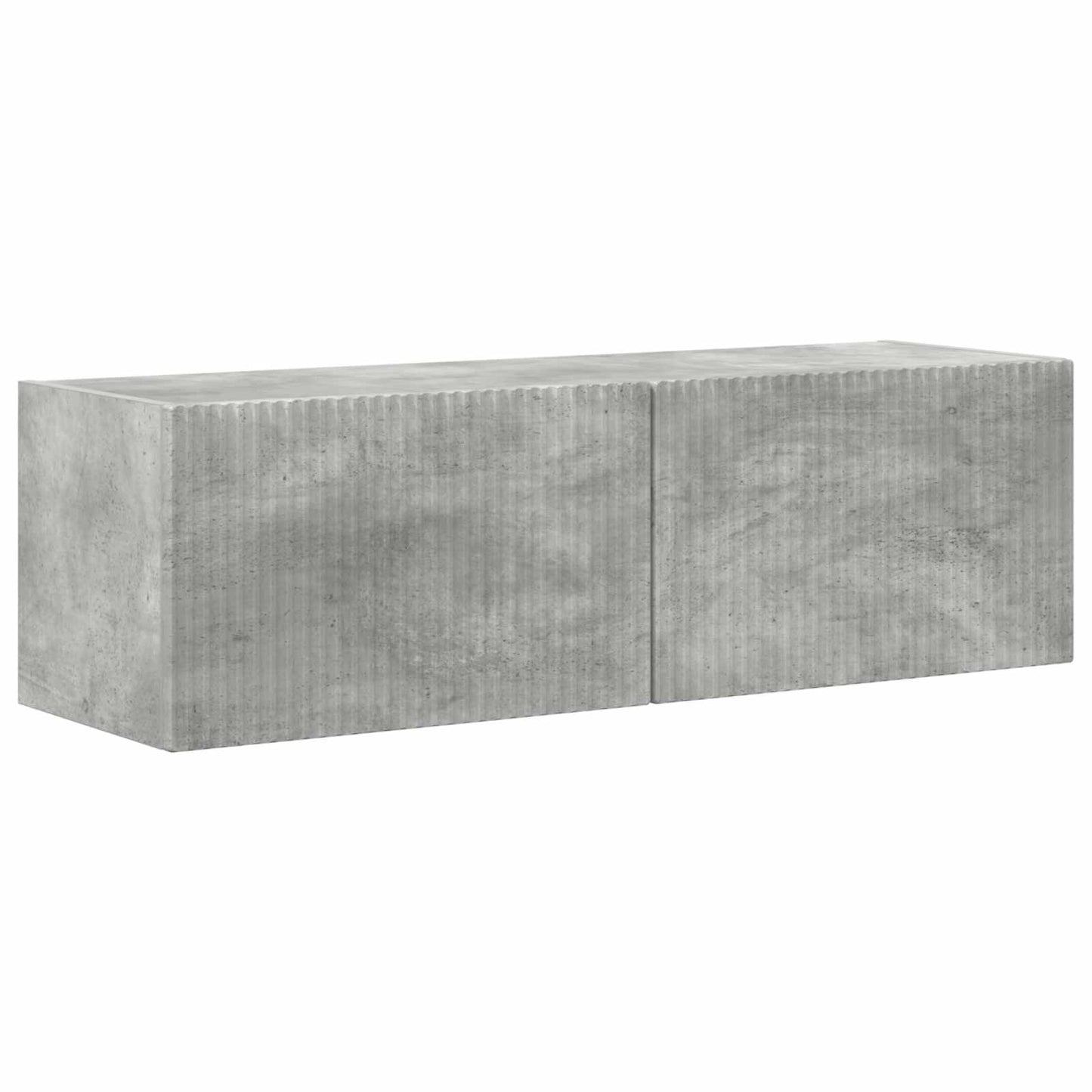 Conjunto De Mueble De Tv 3 Pcs Gris Concreto