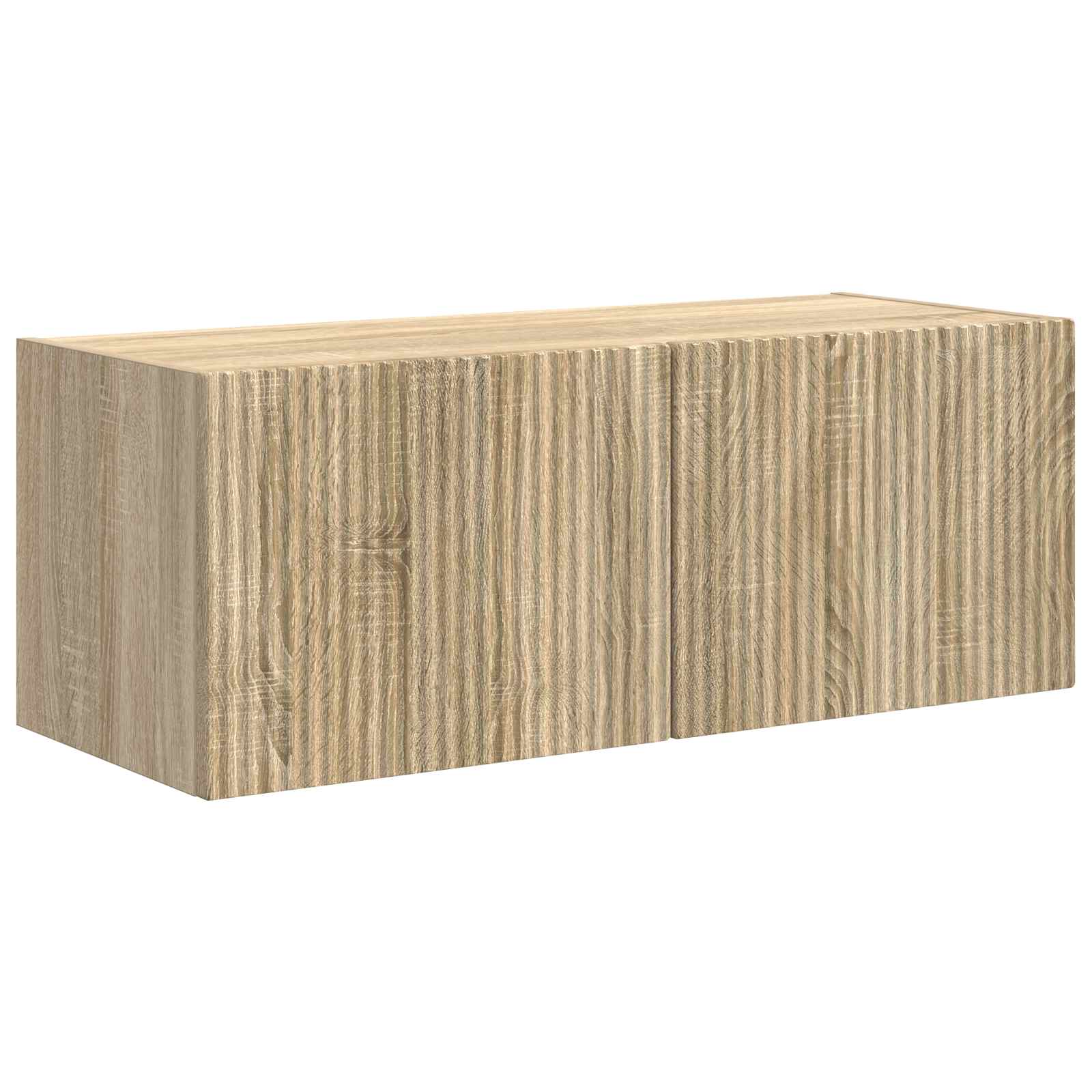 Conjunto De Mueble De Tv Montaje En La Pared 3 Pcs