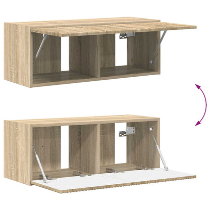 Conjunto De Mueble De Tv Montaje En La Pared 3 Pcs