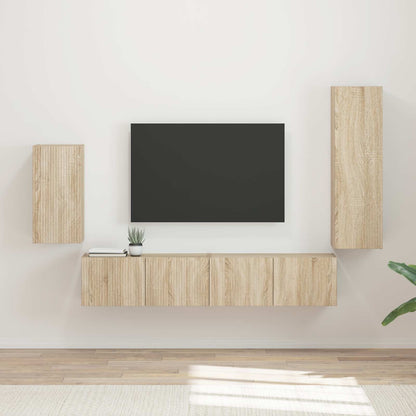Conjunto De Mueble De Tv 4 Pcs