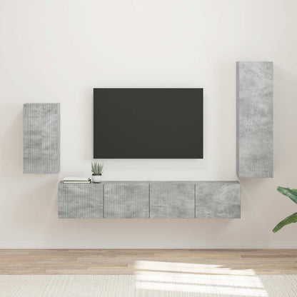 Conjunto De Mueble De Tv 4 Pcs