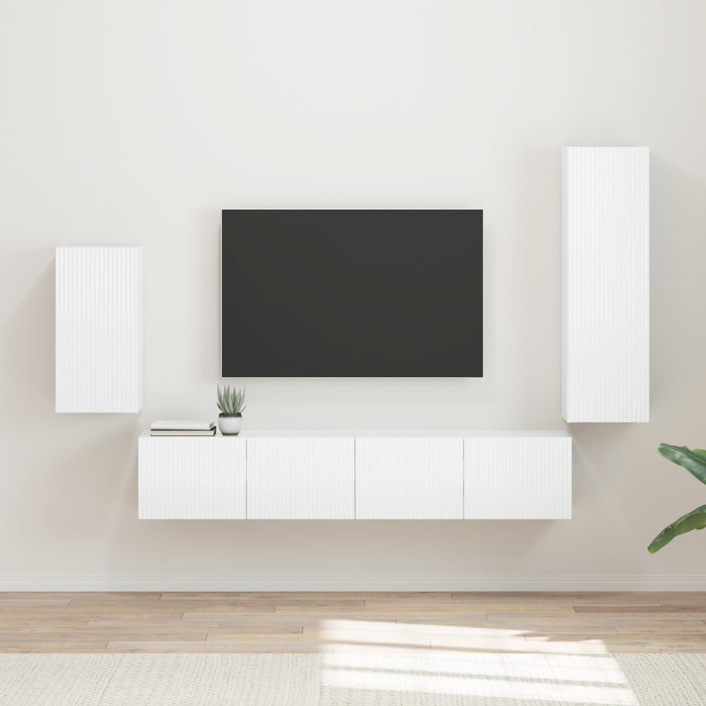 Conjunto De Mueble De Tv 4 Pcs
