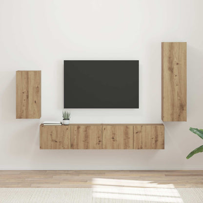 Conjunto De Mueble De Tv 4 Pcs