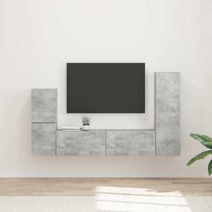 Conjunto De Mueble De Tv 4 Pcs