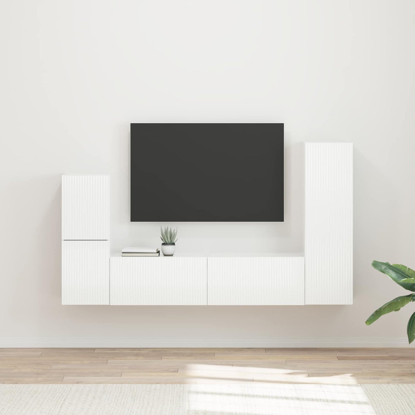 Conjunto De Mueble De Tv 4 Pcs