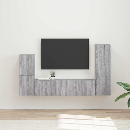 Conjunto De Mueble De Tv 4 Pcs