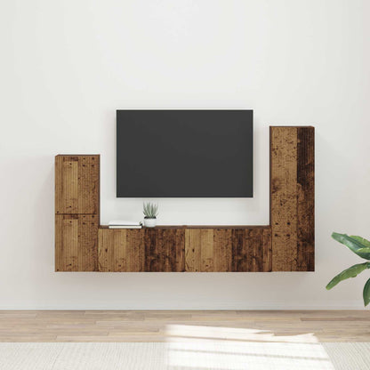 Conjunto De Mueble De Tv 4 Pcs