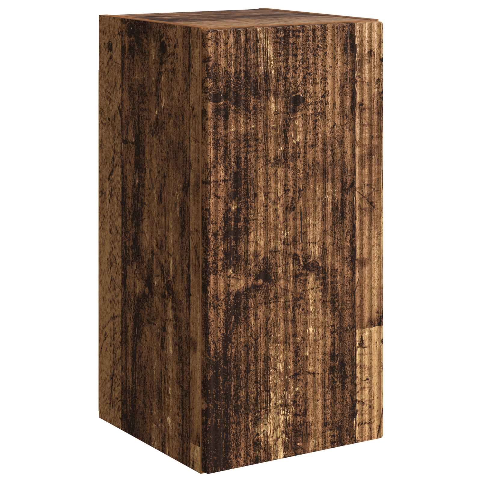 Conjunto De Mueble De Tv Montaje En La Pared 6 Pcs Madera Vieja