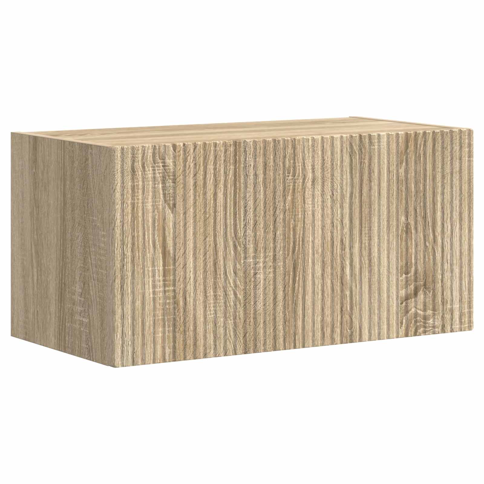 Conjunto De Mueble De Tv Montaje En La Pared 5 Pcs Roble Sonoma