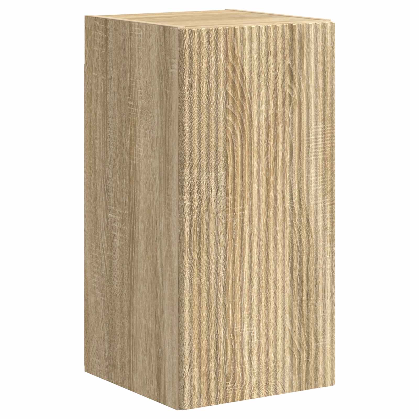 Conjunto De Mueble De Tv Montaje En La Pared 5 Pcs Roble Sonoma
