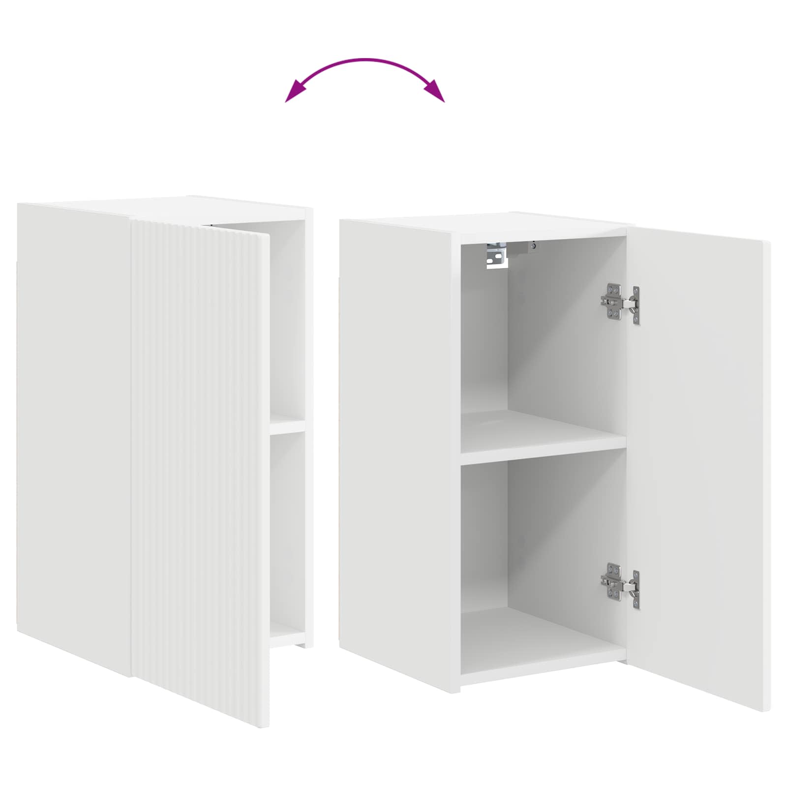 Conjunto De Mueble De Tv 5 Pcs Brillante Madera De Ingeniería