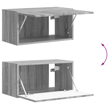 Conjunto De Mueble De Tv 5 Pcs Gris Sonoma Madera De Ingeniería