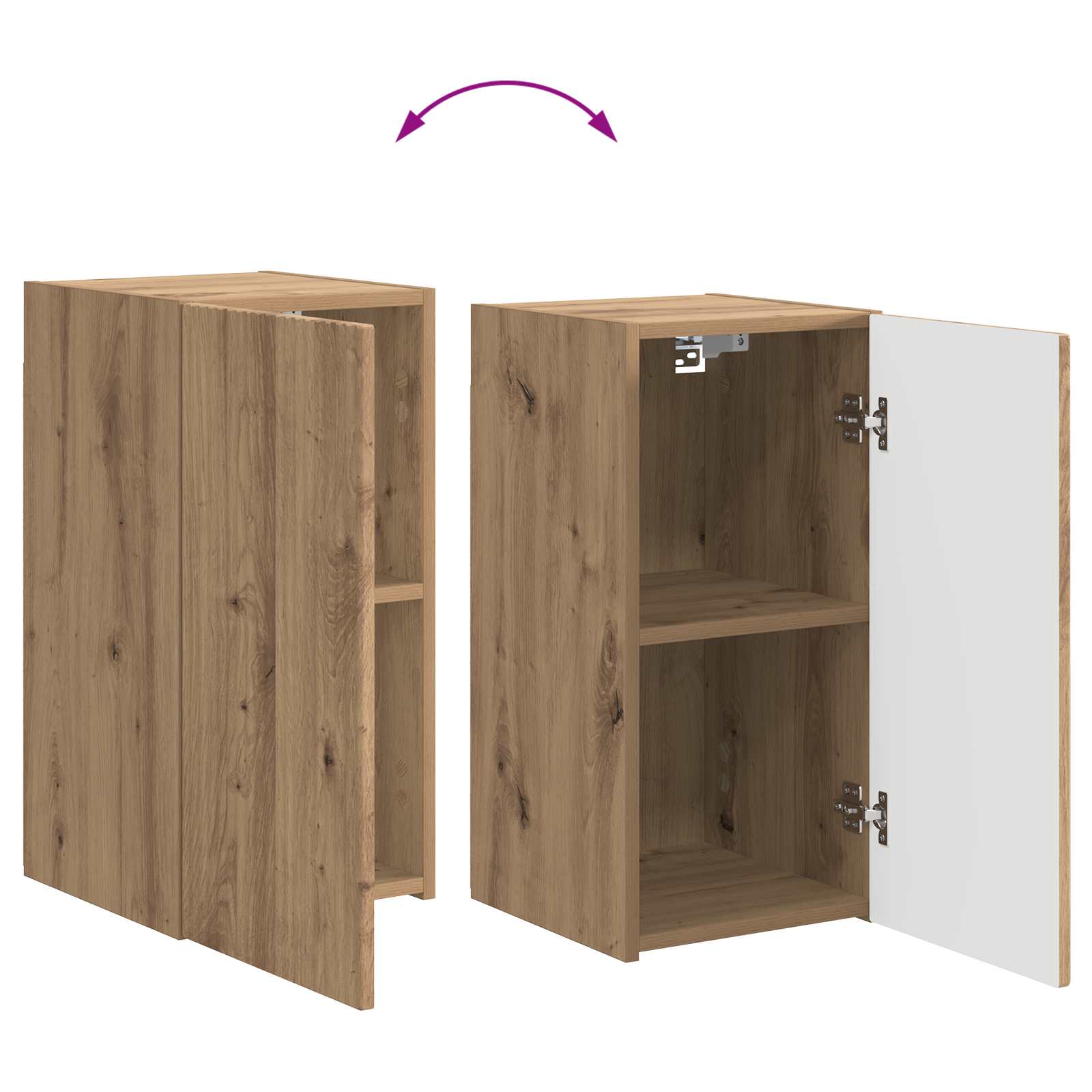 Conjunto De Mueble De Tv 5 Pcs Roble Artesanal