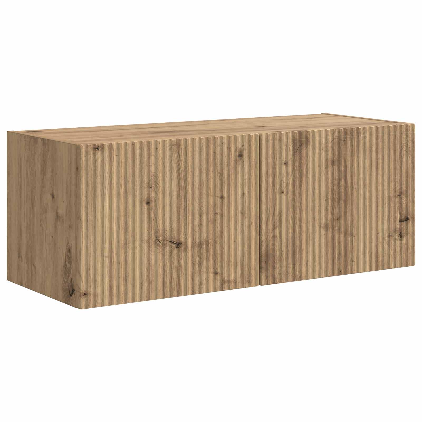 Conjunto De Mueble De Tv 4 Pcs Gris Concreto