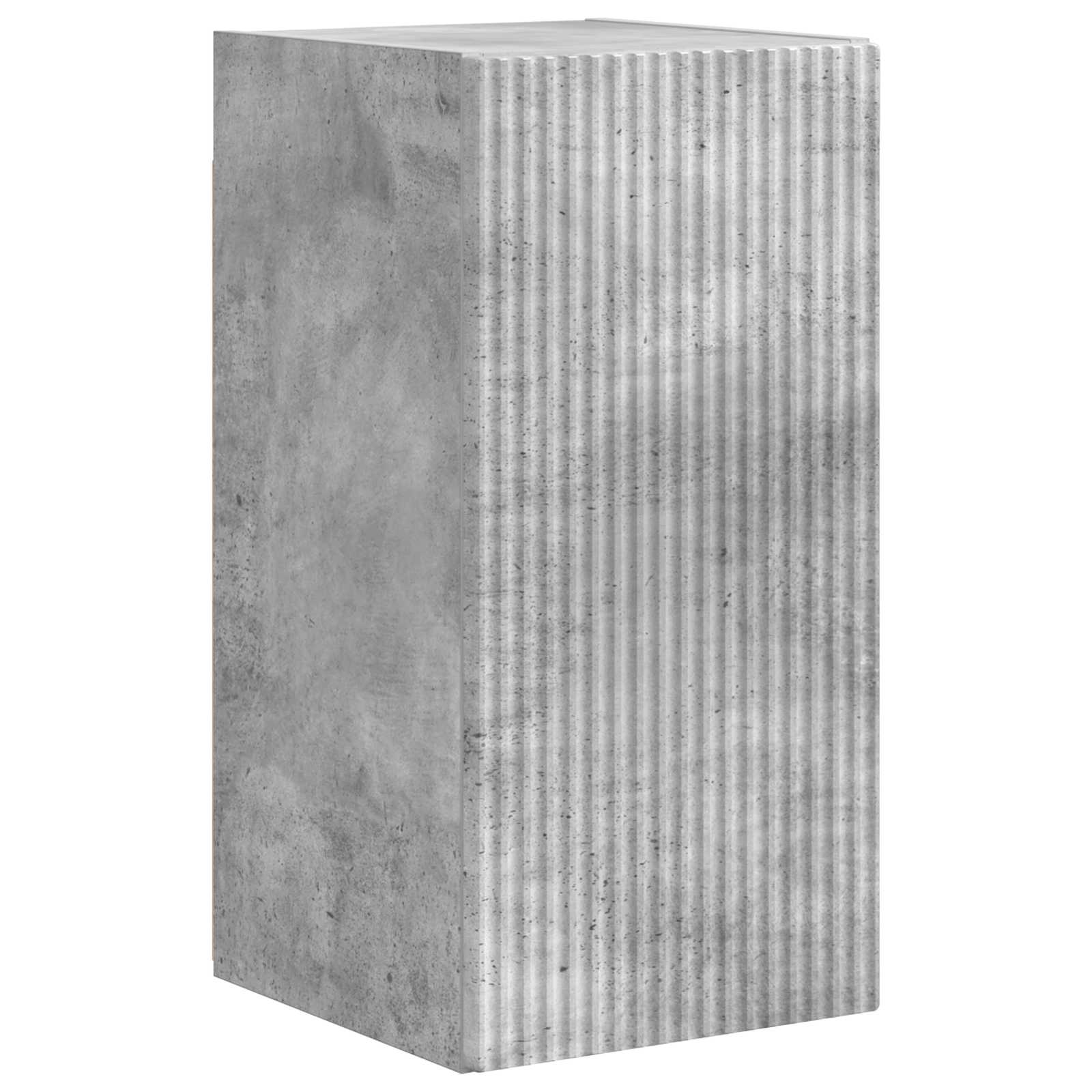 Conjunto De Mueble De Tv 5 Pcs Gris Concreto