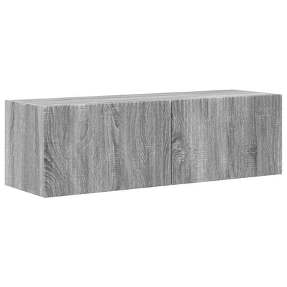 Conjunto De Mueble De Tv 5 Pcs Gris Sonoma Madera De Ingeniería