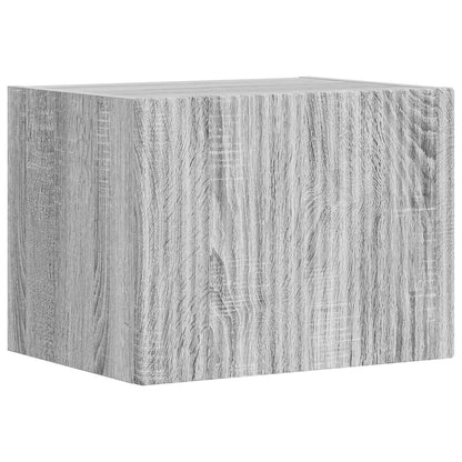 Conjunto De Mueble De Tv 5 Pcs Gris Sonoma Madera De Ingeniería