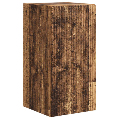 Conjunto De Mueble De Tv Montaje En La Pared 5 Pcs Madera Vieja