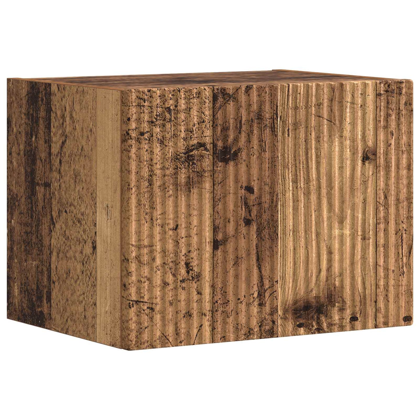 Conjunto De Mueble De Tv Montaje En La Pared 5 Pcs Madera Vieja