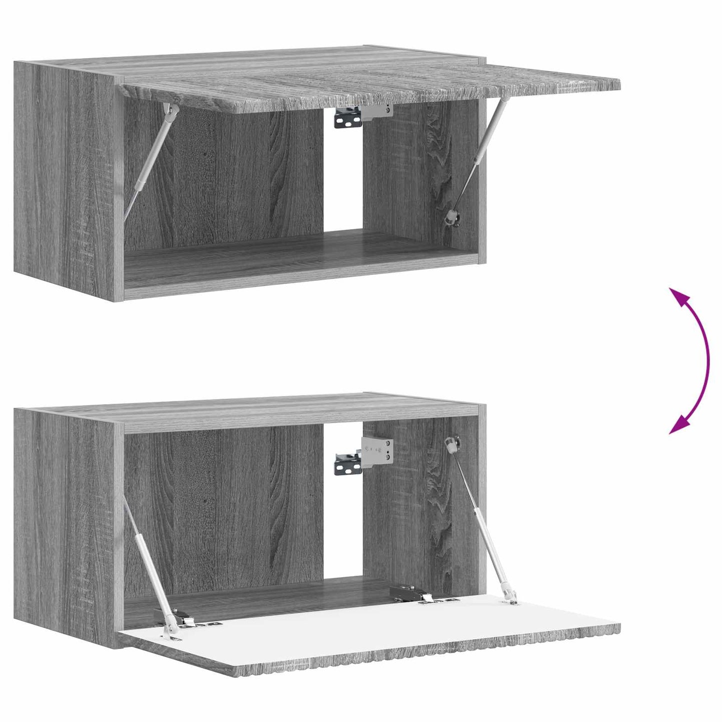 Conjunto De Mueble De Tv 6 Pcs Madera De Ingeniería