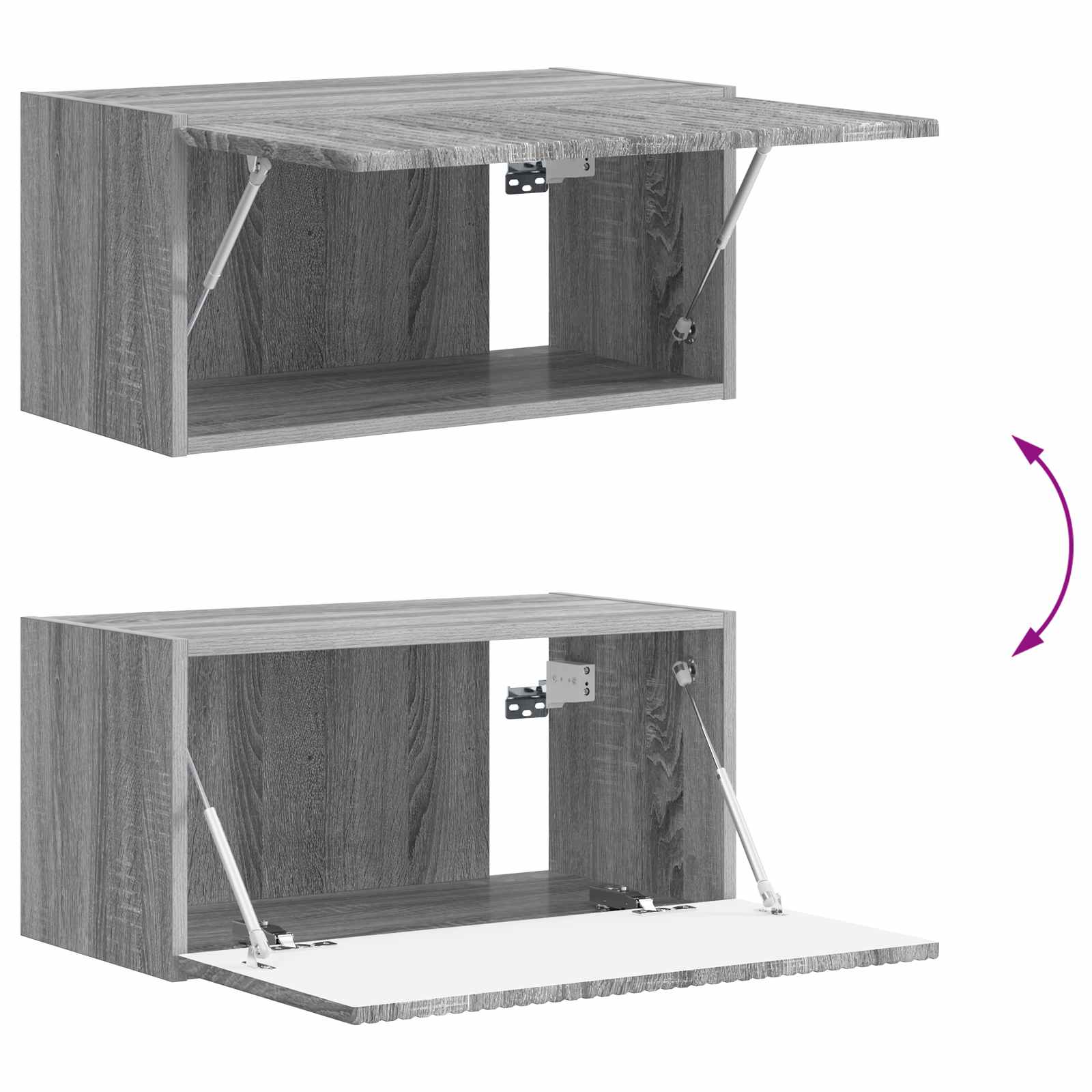 Conjunto De Mueble De Tv 6 Pcs Madera De Ingeniería